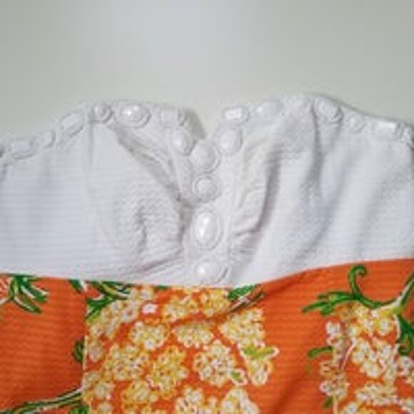 Lilly Pulitzer Sz 10 NWOT BOWEN Floral Print Sleeveless Empire Waist Dress - Picture 4 of 9